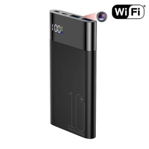 Powerbank USB Type C su slapta WiFi kamera ir naktiniu matymu