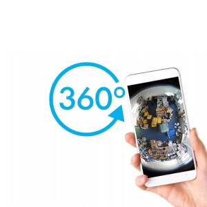 Vaizdo stebėjimo kamra 360° WiFi stebėjimas gyvai internetu
